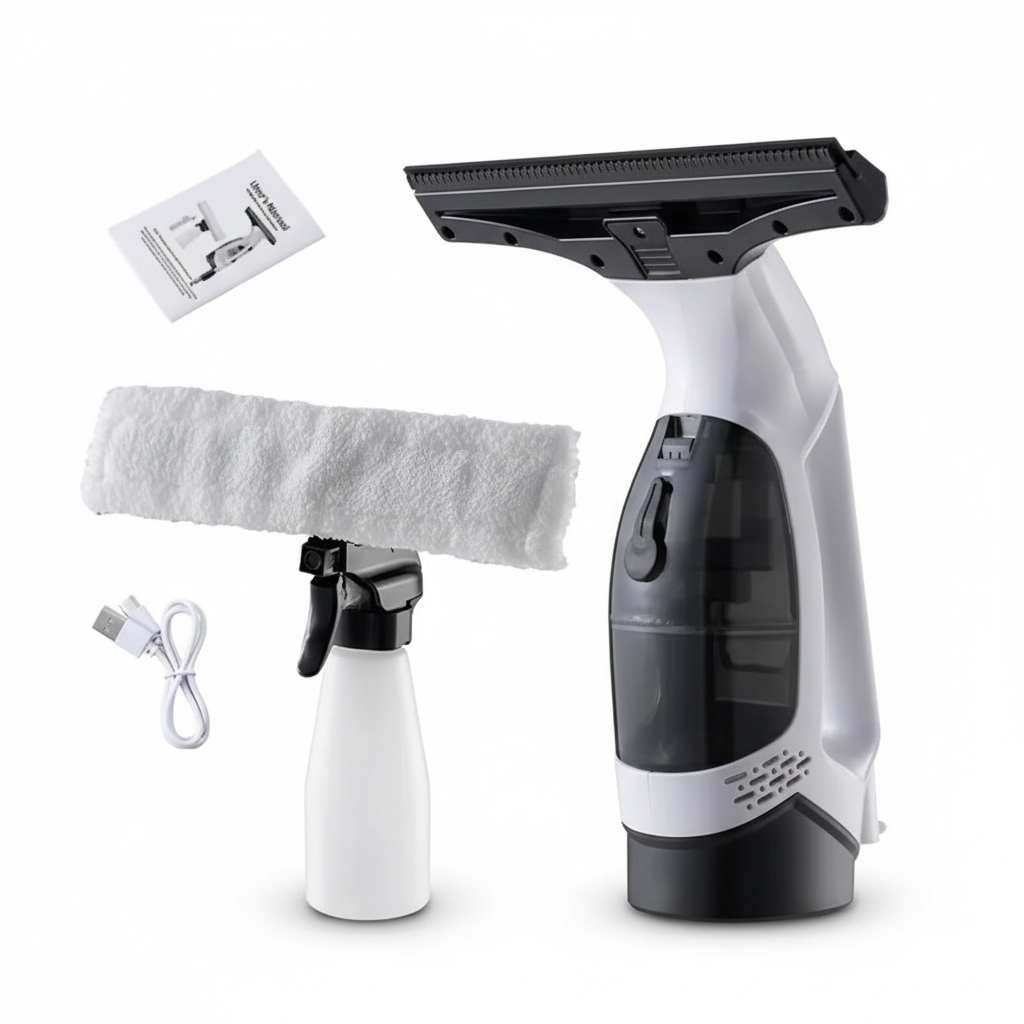 Electric Window Cleaner - Cordless Rechargeable Glass Cleaner - Kitch N Haven