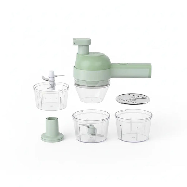 5-in-1 Electric Vegetable Cutter - Rechargeable Food Chopper