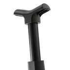 Black cylindrical manual wine vacuum pump with T-handle grip