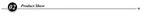 Product show graphic with numbered section and dropdown arrow