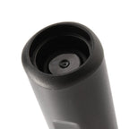 Manual wine vacuum pump head and base, black rubberized finish
