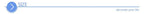 SIZE label graphic with arrow icon