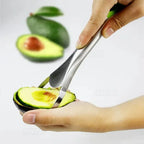 2-in-1 Avocado Slicer - Stainless Steel Cutter & Peeler