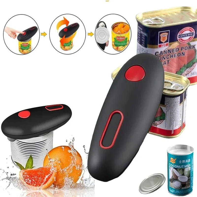 Electric Can Opener - Automatic Hands-Free Jar & Bottle Opener