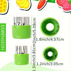 Cookie & Vegetable Cutter Set - 9pcs Stainless Steel Molds