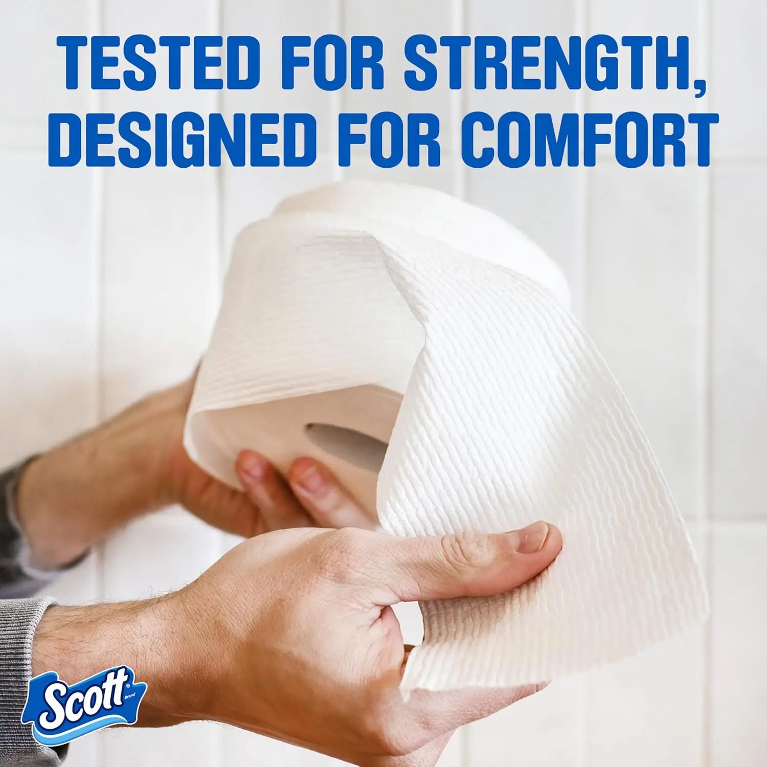 ComfortPlus Toilet Paper - 12 Double Rolls, 1-Ply Septic-Safe