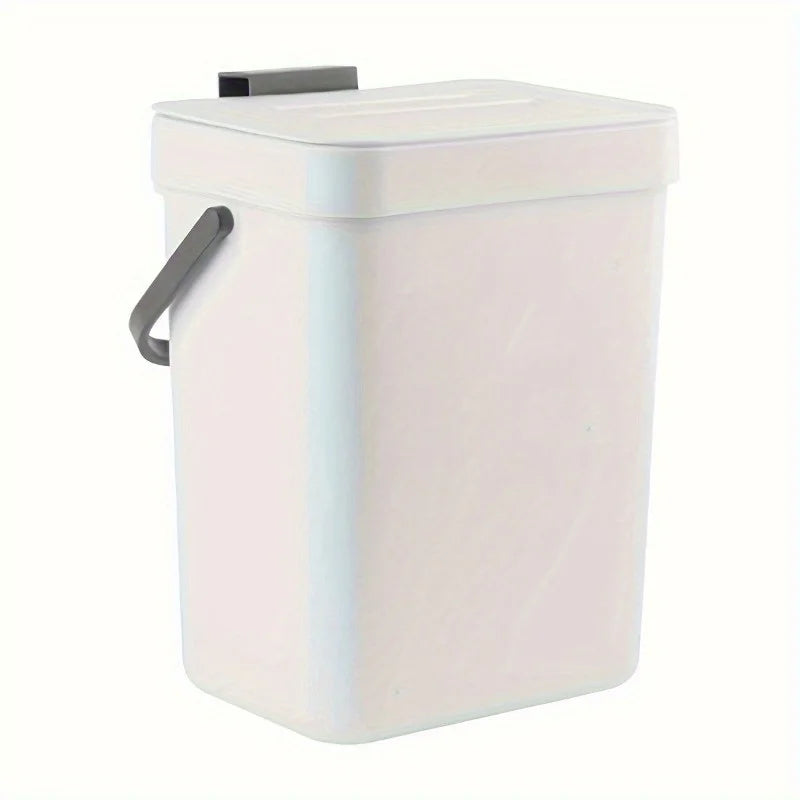 Quiet-Close Trash Can - 3/5L Eco-Friendly Sealed Bin