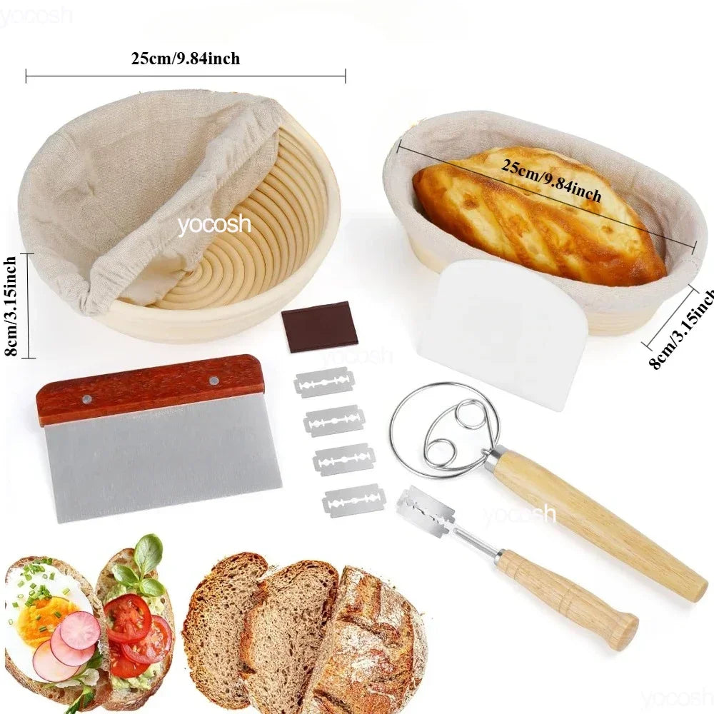 Sourdough Baking Kit - Complete Set with Starter Jar & Tools