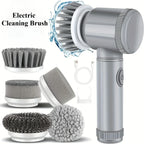 Cordless Spin Scrubber - 5-in-1 Rechargeable Cleaning Brush
