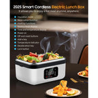 Electric Heating Lunch Box - Rechargeable 1L Food Warmer