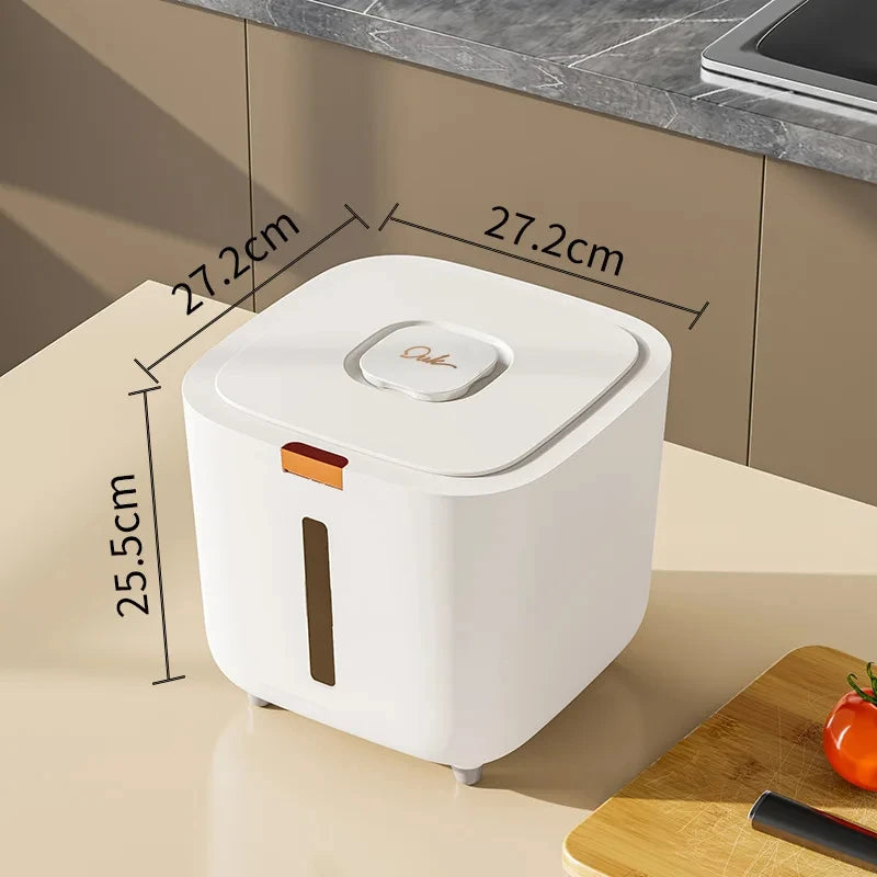Rice Storage Container - Moisture-Proof Sealed Canister 5/10kg