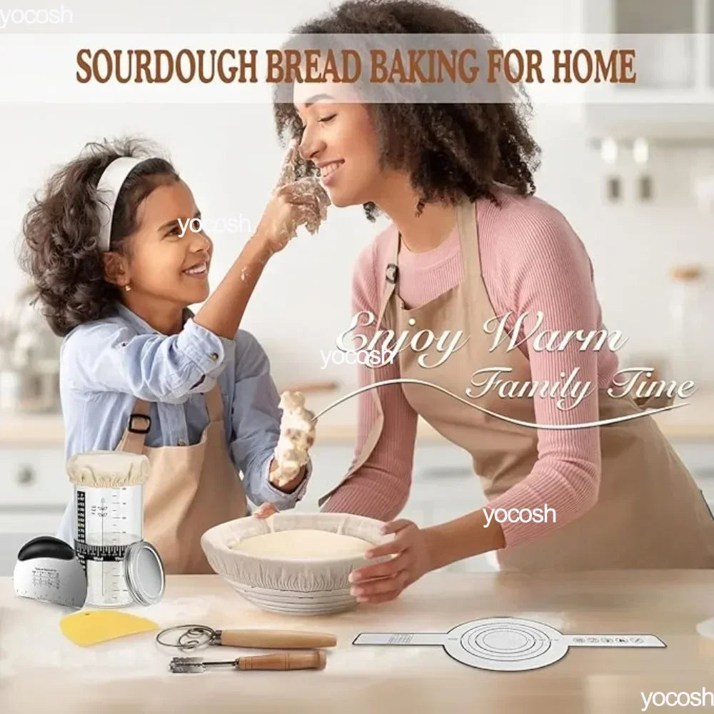 Sourdough Baking Kit - Complete Set with Starter Jar & Tools