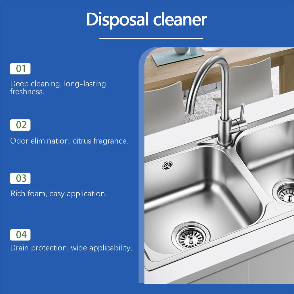 Drain Cleaner Tablets - Clog Remover & Deodorizer
