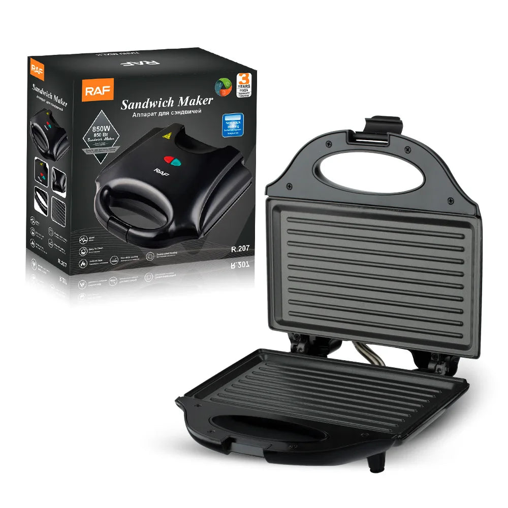 Electric Waffle Maker - Multifunction Sandwich & Breakfast Maker