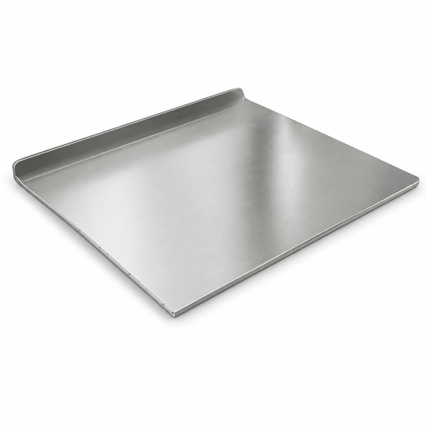 Heavy-Duty Stainless Steel L-Shaped Pastry & Cutting Board