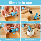Tea Infuser Set - 4pcs Ultra-Fine Mesh Stainless Steel Strainer