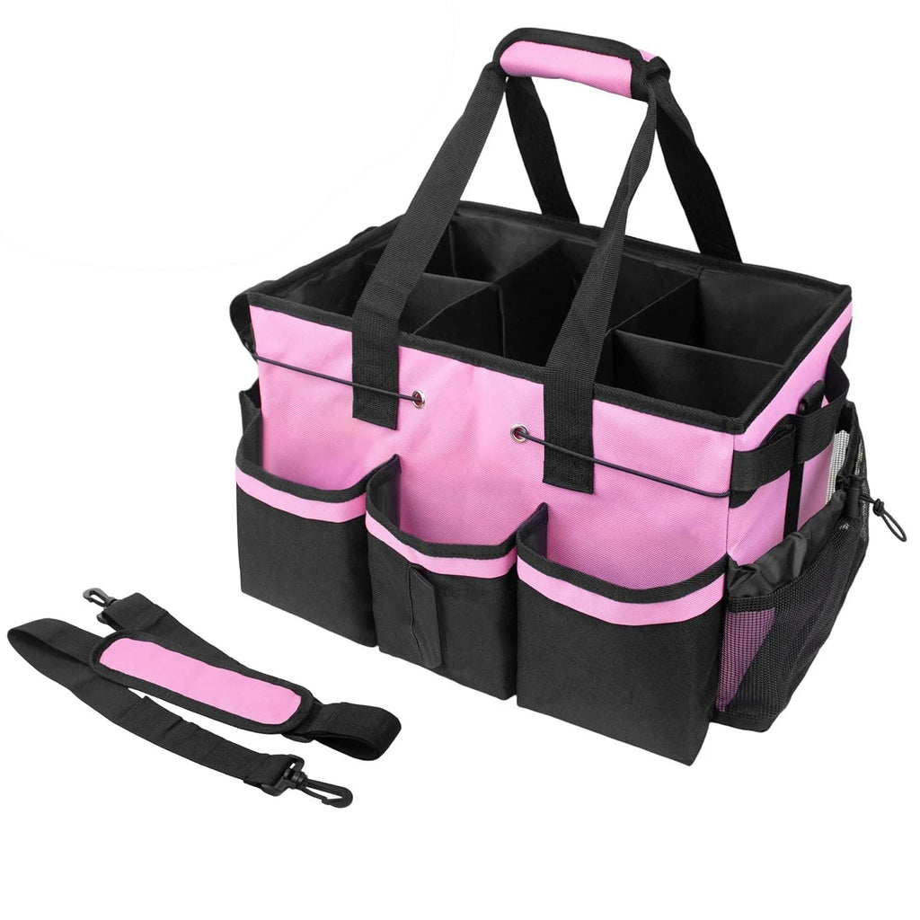 Cleaning Caddy Tote - Multi-Compartment Supply Organizer