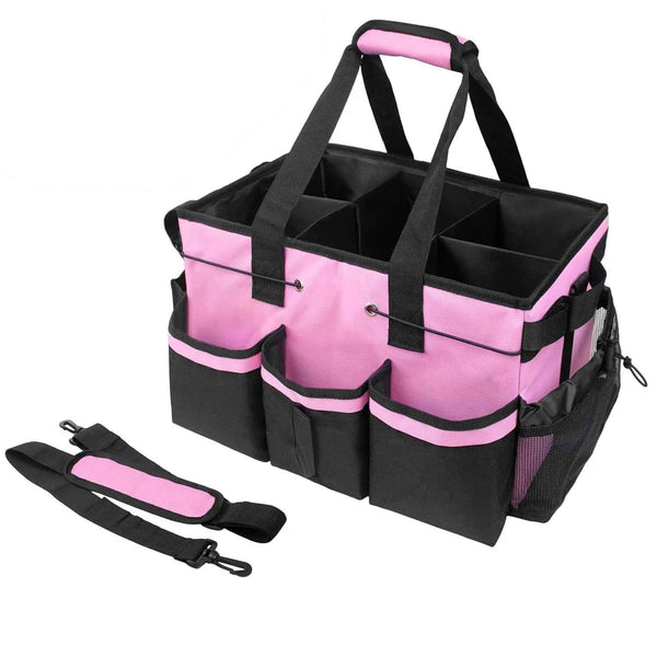 Cleaning Caddy Tote - Multi-Compartment Supply Organizer
