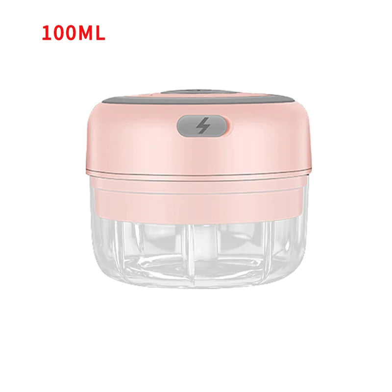 Electric Garlic Chopper - USB Rechargeable Mini Food Processor