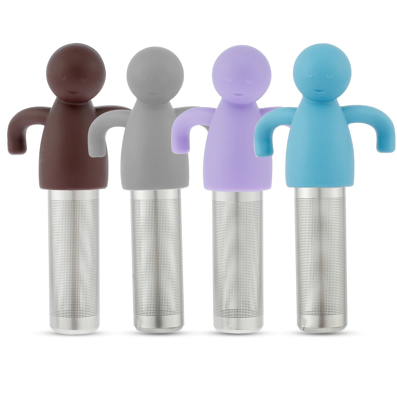 Tea Infuser Set - 4pcs Ultra-Fine Mesh Stainless Steel Strainer