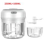 Electric Garlic Chopper - USB Rechargeable Mini Food Processor
