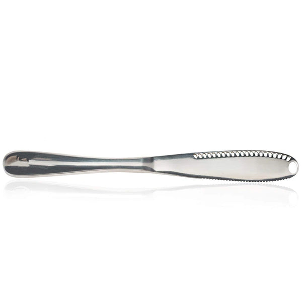 3-in-1 Stainless Steel Butter Knife & Curler Spreader for Effortless Cold Butter Spreading