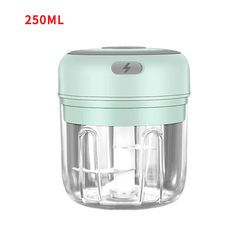 Electric Garlic Chopper - USB Rechargeable Mini Food Processor