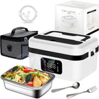 Electric Heating Lunch Box - Rechargeable 1L Food Warmer