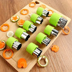 Cookie & Vegetable Cutter Set - 9pcs Stainless Steel Molds
