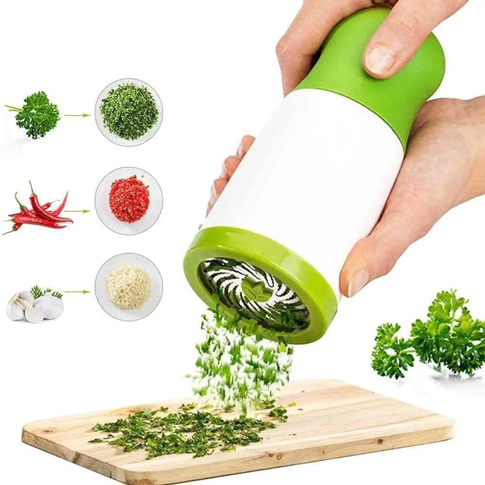 Manual Herb Grinder - Multifunction Spice Mill & Vegetable Chopper