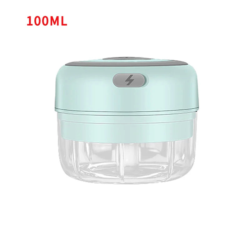 Electric Garlic Chopper - USB Rechargeable Mini Food Processor