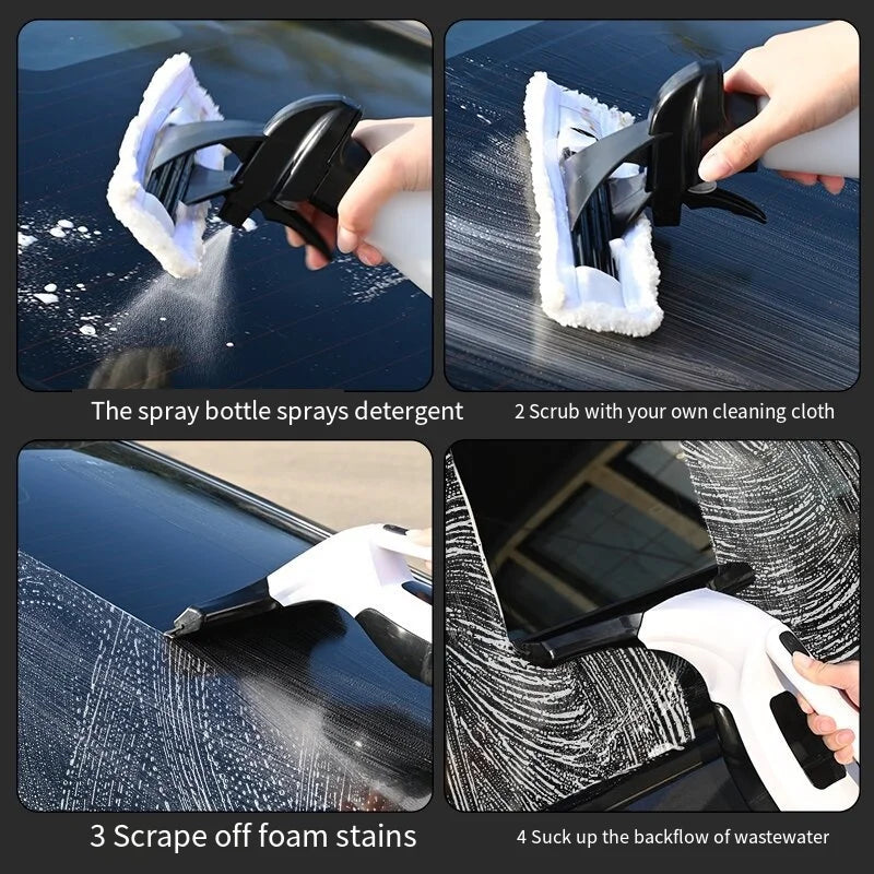 Electric Window Cleaner - Cordless Rechargeable Glass Cleaner