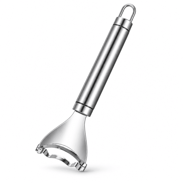 Stainless Steel Corn Stripper Peeler with Serrated Curved Blade for Quick, Mess-Free Kernel Removal