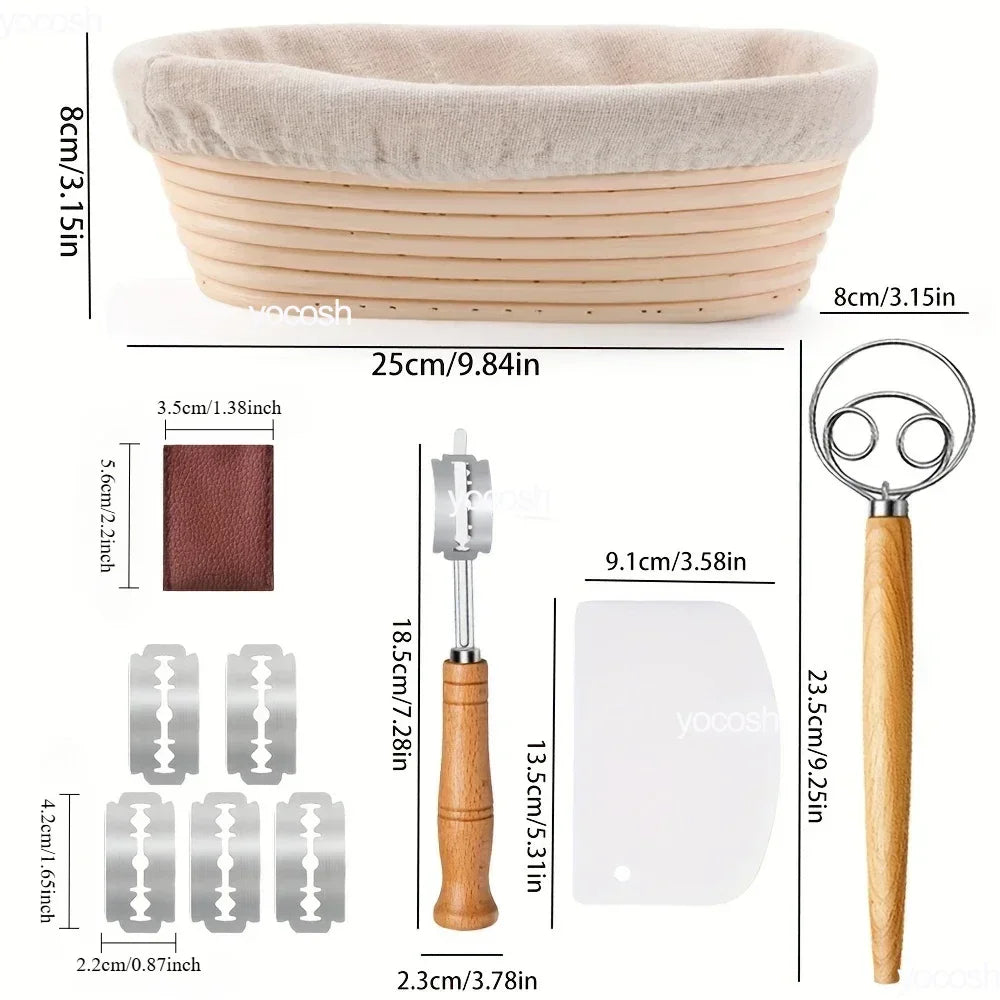 Sourdough Baking Kit - Complete Set with Starter Jar & Tools