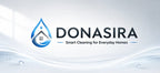 Touchless smart soap & sanitizer dispenser banner with DONASIRA logo