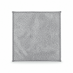 Single non-scratch wire scrubbing cloth, square gray mesh