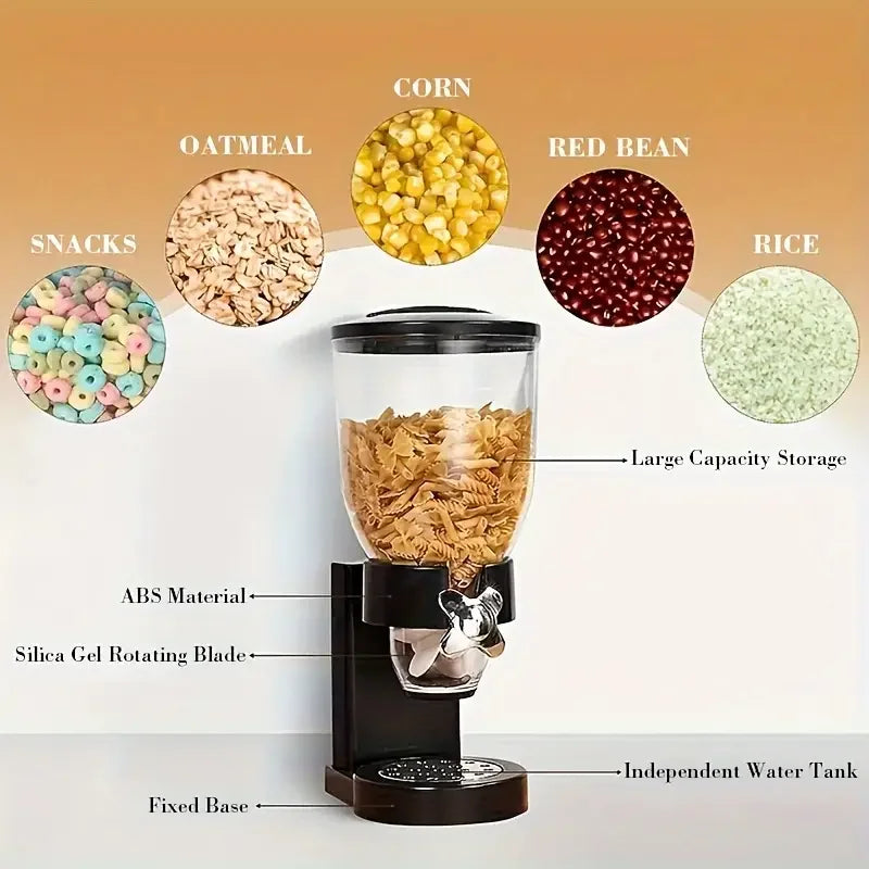 Cereal Dispenser - Large Capacity Portion Control Storage
