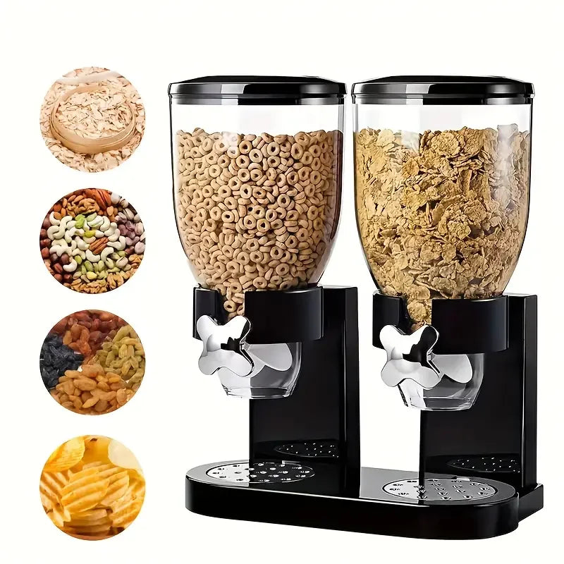 Cereal Dispenser - Large Capacity Portion Control Storage