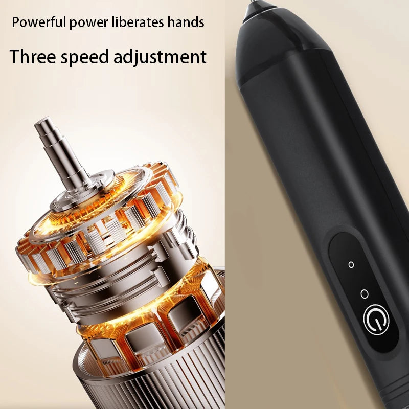 Electric Milk Frother - Handheld Foam Maker for Coffee & Lattes
