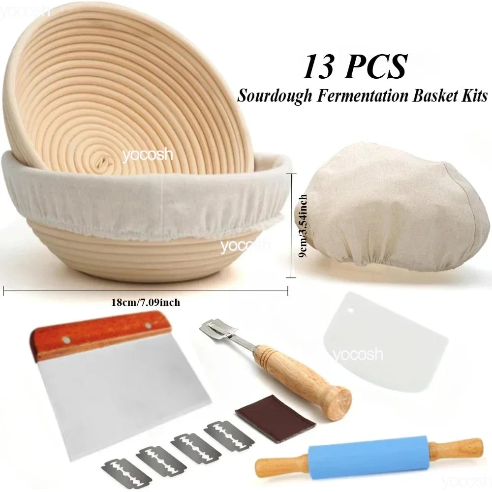 Sourdough Baking Kit - Complete Set with Starter Jar & Tools