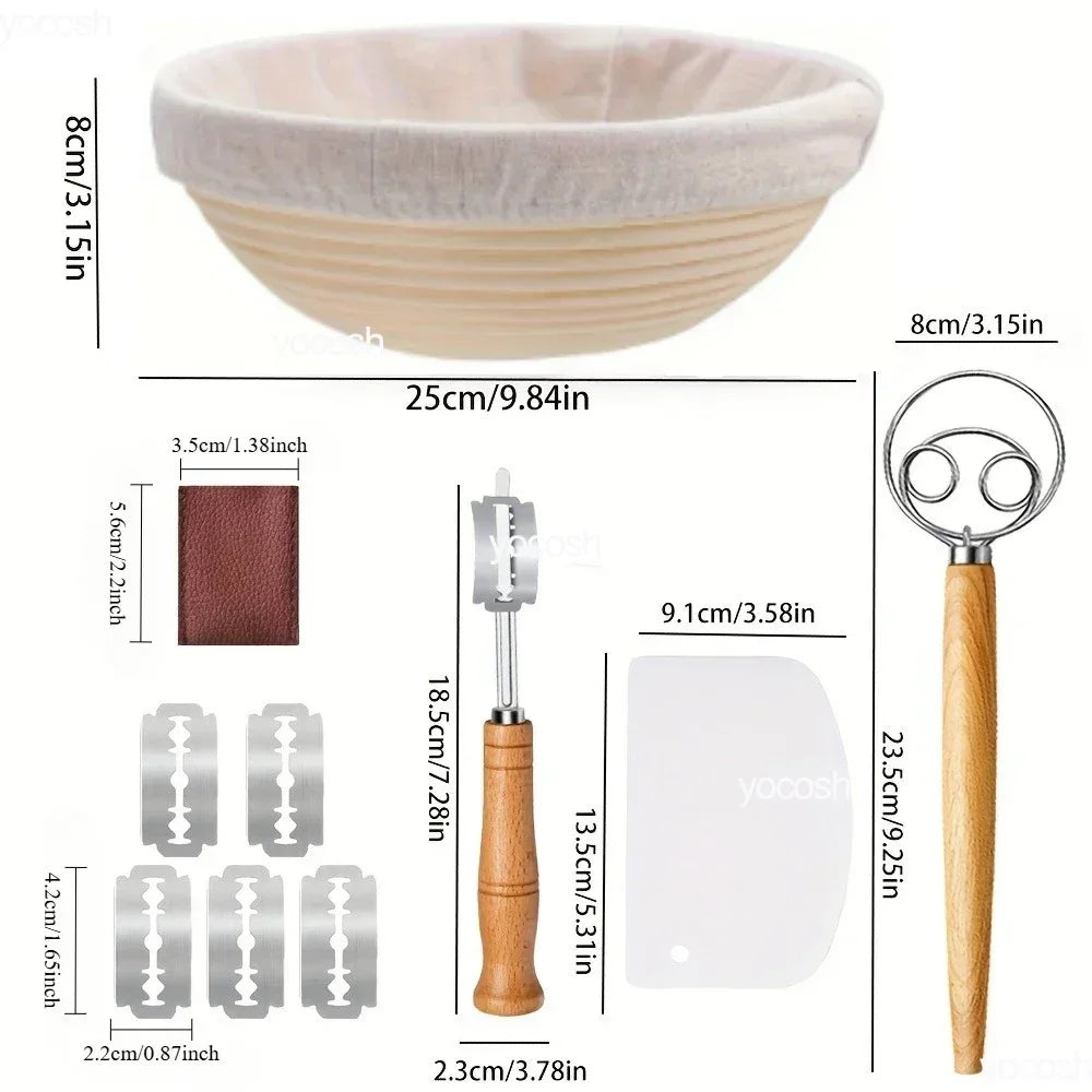 Sourdough Baking Kit - Complete Set with Starter Jar & Tools