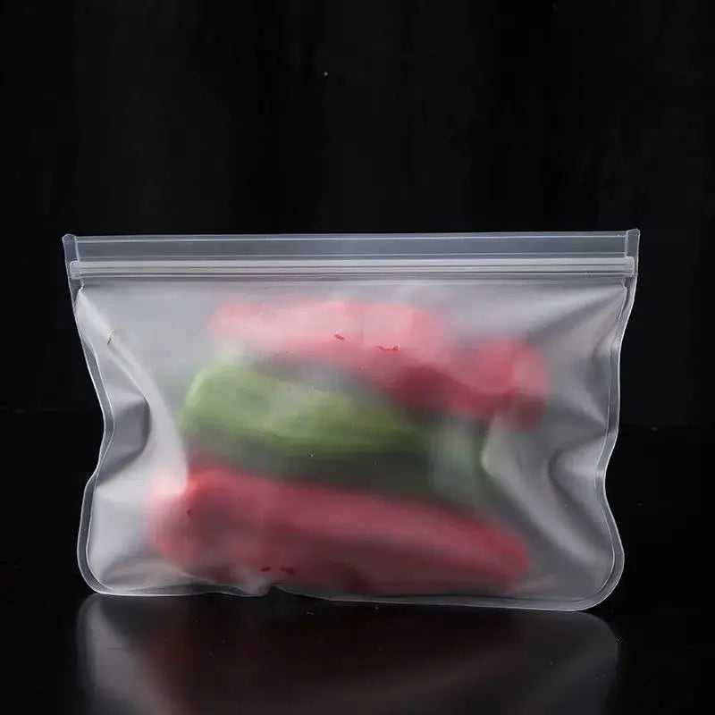 Silicone Food Storage Bags - Reusable Leakproof Containers