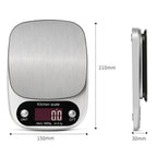 Digital Kitchen Scale - Precise 5kg/0.1g for Baking & Cooking