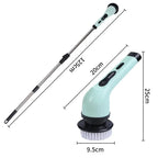 9-in-1 Electric Cleaning Brush - Spin Scrubber for Home