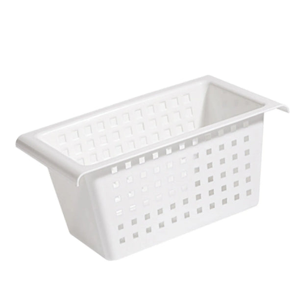 Expandable Rod Hanging Storage Basket for Under-Sink & Closet Organization