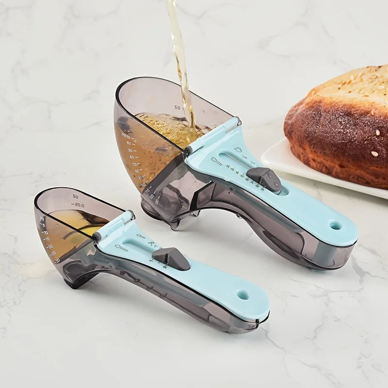 Adjustable Measuring Spoons - 2-in-1 Magnetic Measuring Set