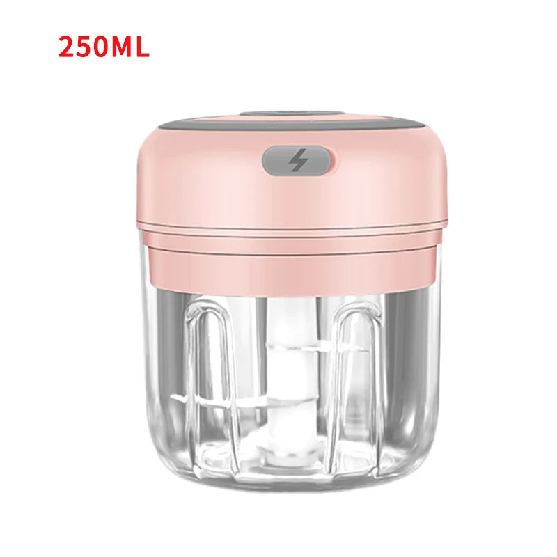 Electric Garlic Chopper - USB Rechargeable Mini Food Processor