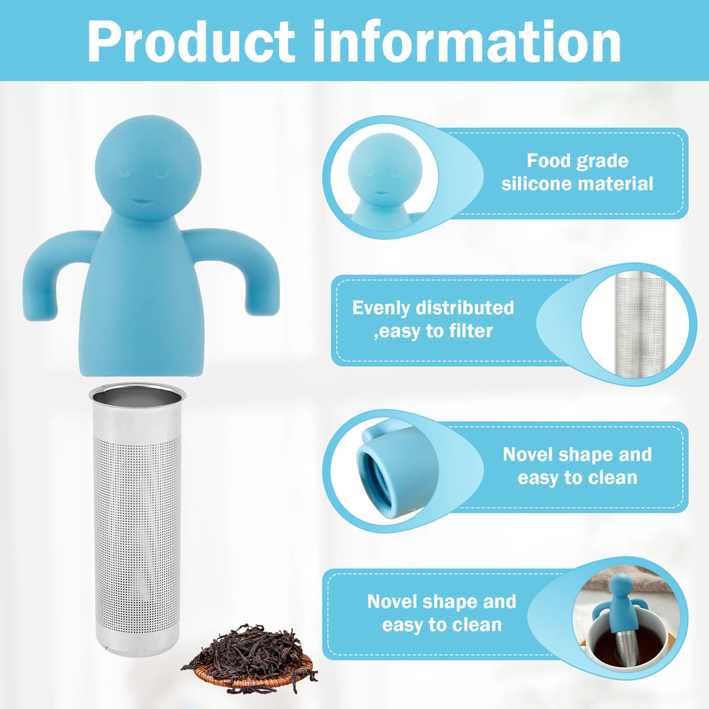 Tea Infuser Set - 4pcs Ultra-Fine Mesh Stainless Steel Strainer