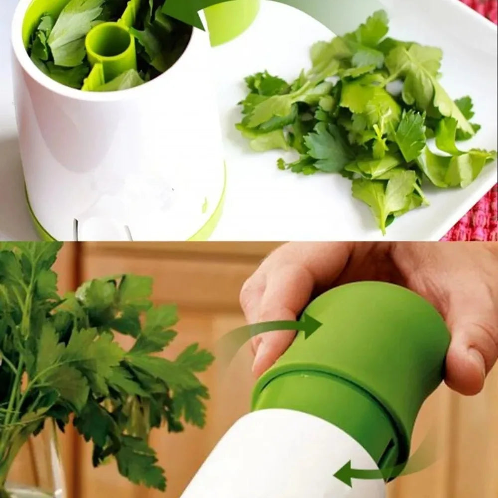 Manual Herb Grinder - Multifunction Spice Mill & Vegetable Chopper