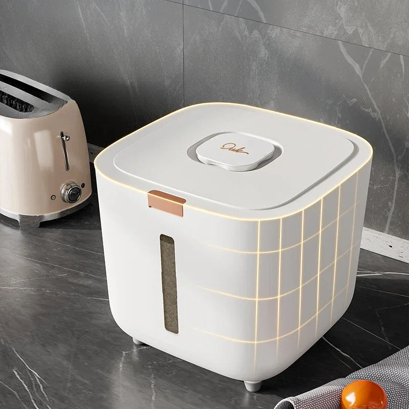 Rice Storage Container - Moisture-Proof Sealed Canister 5/10kg